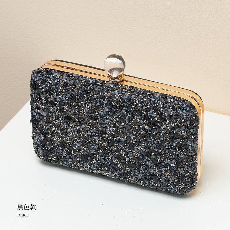 Dazzling Rhinestone Embellished Evening Bag for Women, A Vintage European & American Style Banquet Purse Perfect for Cheongsam Formal Dresses & Special Occasions