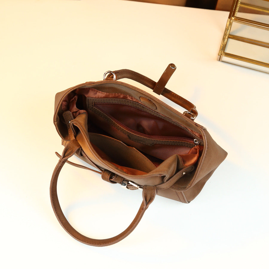 Vintage Small Tote Bag for Women Spring Summer Shoulder Crossbody Handbag, Creative Premium Design with Versatile Korean Style