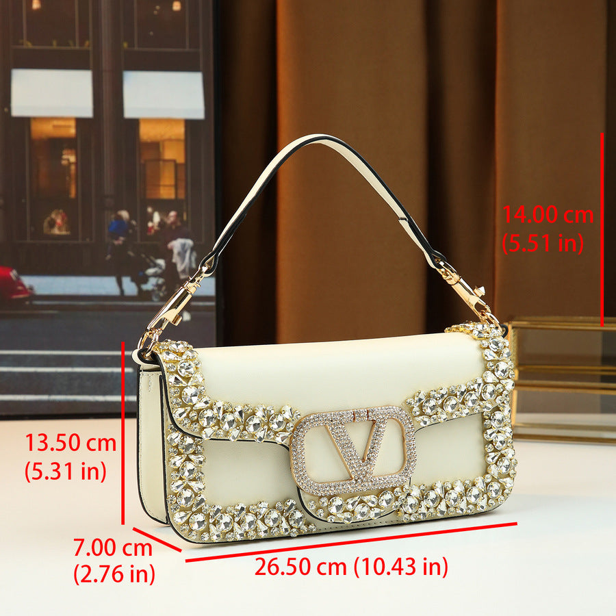 Chain Mini Square Bag for Women Spring Summer Evening Shoulder Crossbody Handbag, Viral Bestseller Purse with High-Fashion Design