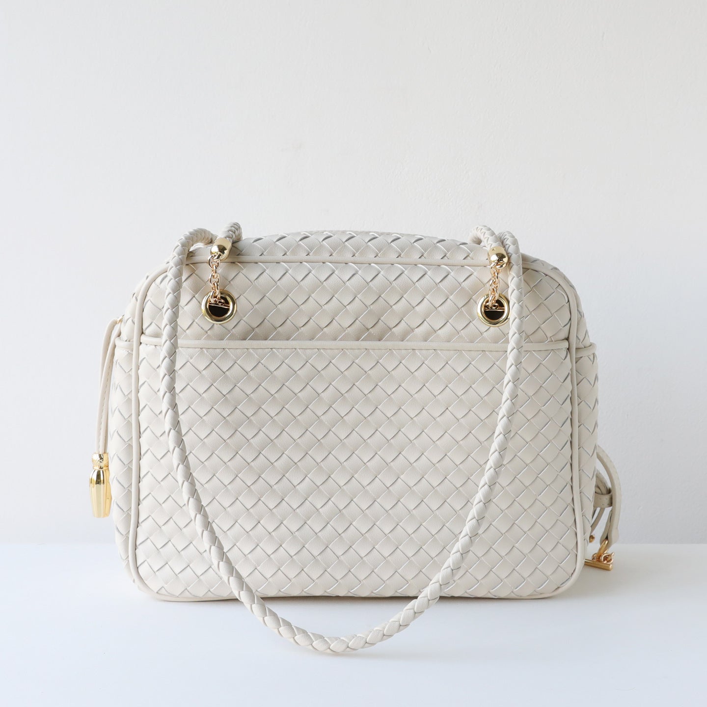 Handwoven Cowhide Underarm Bag for Women Commuter Shoulder Crossbody Handbag, Premium Versatile Purse with Artisan Woven Texture