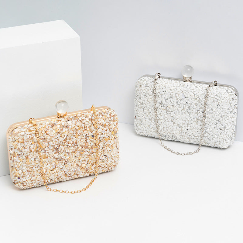 Dazzling Rhinestone Embellished Evening Bag for Women, A Vintage European & American Style Banquet Purse Perfect for Cheongsam Formal Dresses & Special Occasions
