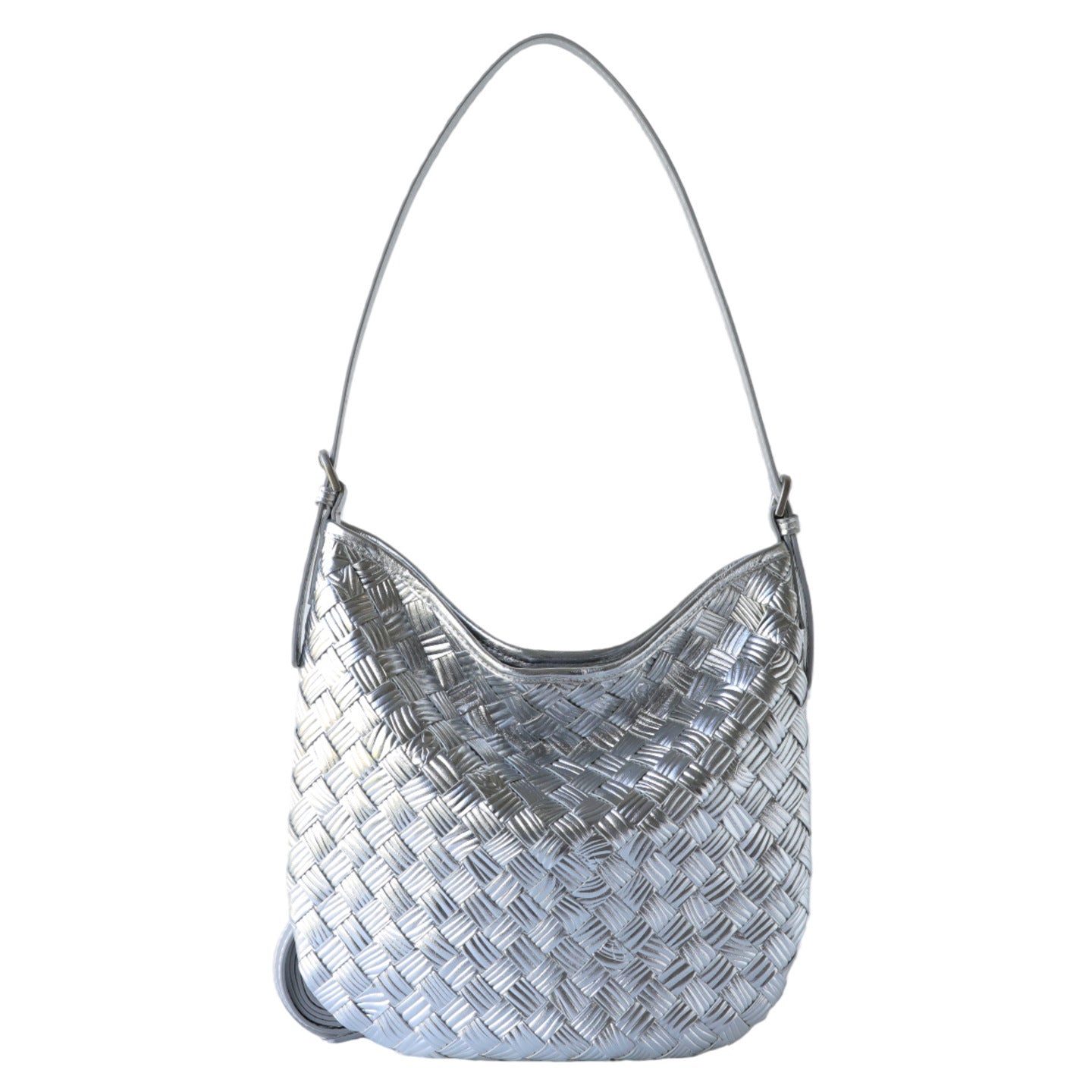 Top Layer Cowhide Woven Underarm Bag for Women Minimalist Handmade Shoulder Crossbody Handbag, Premium Genuine Leather Purse with Artisan Texture