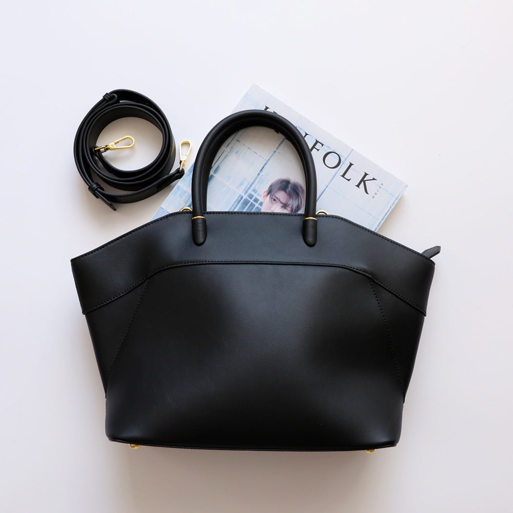 Wing Tote Bag for Women Premium Cowhide Large Capacity Commuter Shoulder Crossbody Handbag, Versatile Purse with Sculptural Design