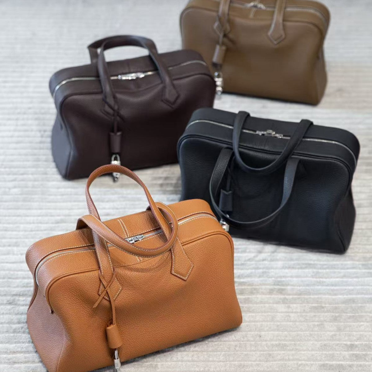 Genuine Top Layer TC Cowhide Victoria Bowling Pillow Bag for Women, 2025 New Top Handle Shoulder Crossbody Purse, Trendy Casual Handbag for Ladies