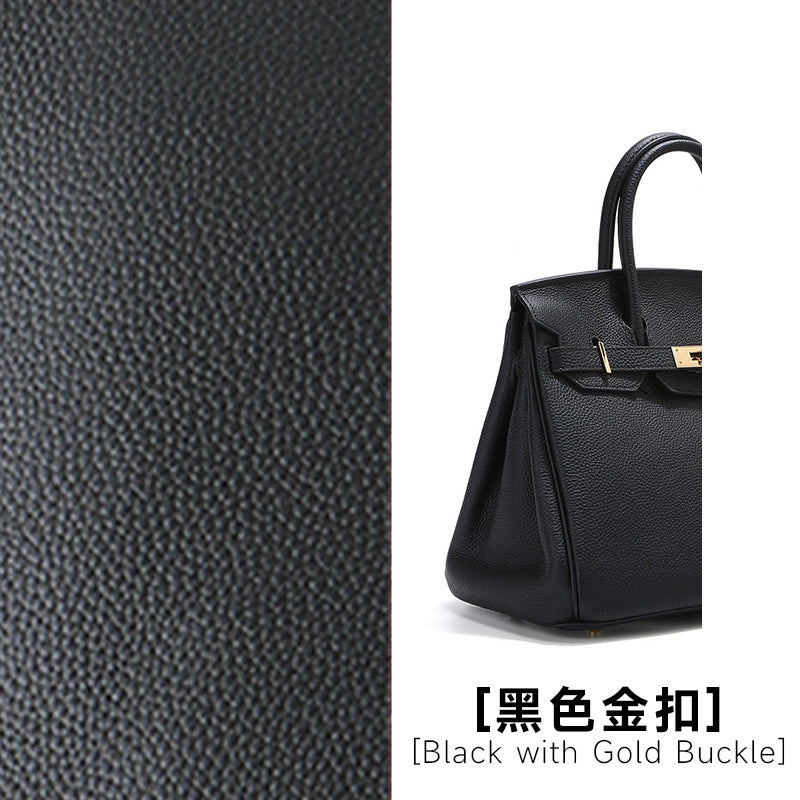 Chic Top-Layer Cowhide Birkin & Kelly-Inspired Tote Bag for Women, Premium Genuine Leather Large Capacity Top-Handle Crossbody Shoulder Handbag with Sophisticated Design, Ideal Commuter Purse