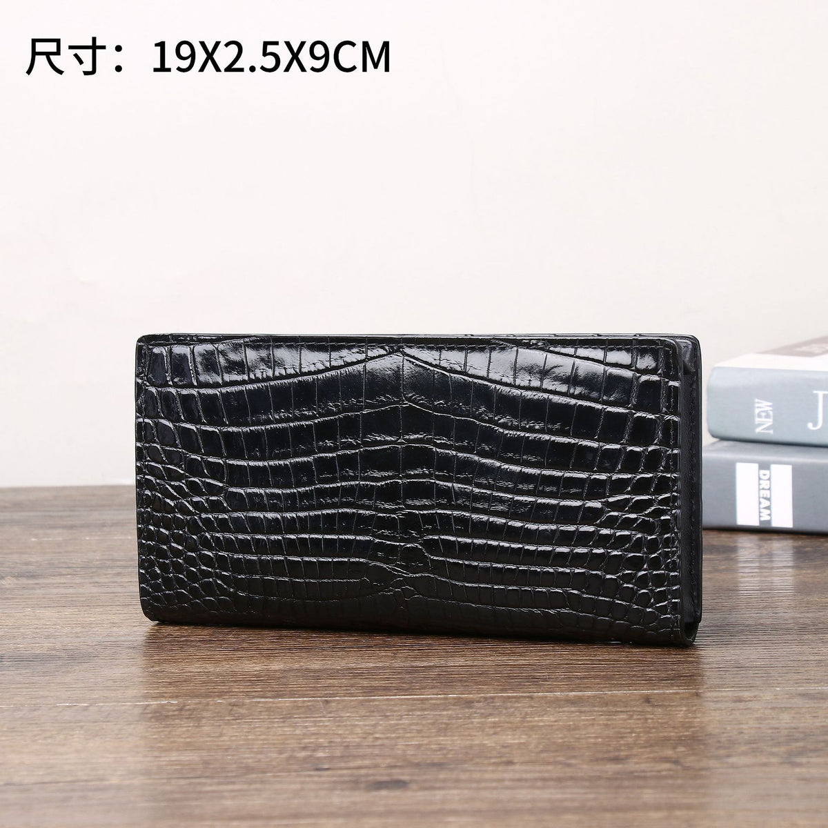 New Arrival Croc-Effect Suit Clutch Wallet for Men, A Multi-Functional Card Holder with Multiple Slots, Perfect Business Accessory