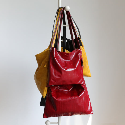 Top Layer Leather Slouchy Underarm Tote Bag for Women Relaxed Shoulder Crossbody Handbag, Versatile Minimalist Purse with Premium Soft Texture