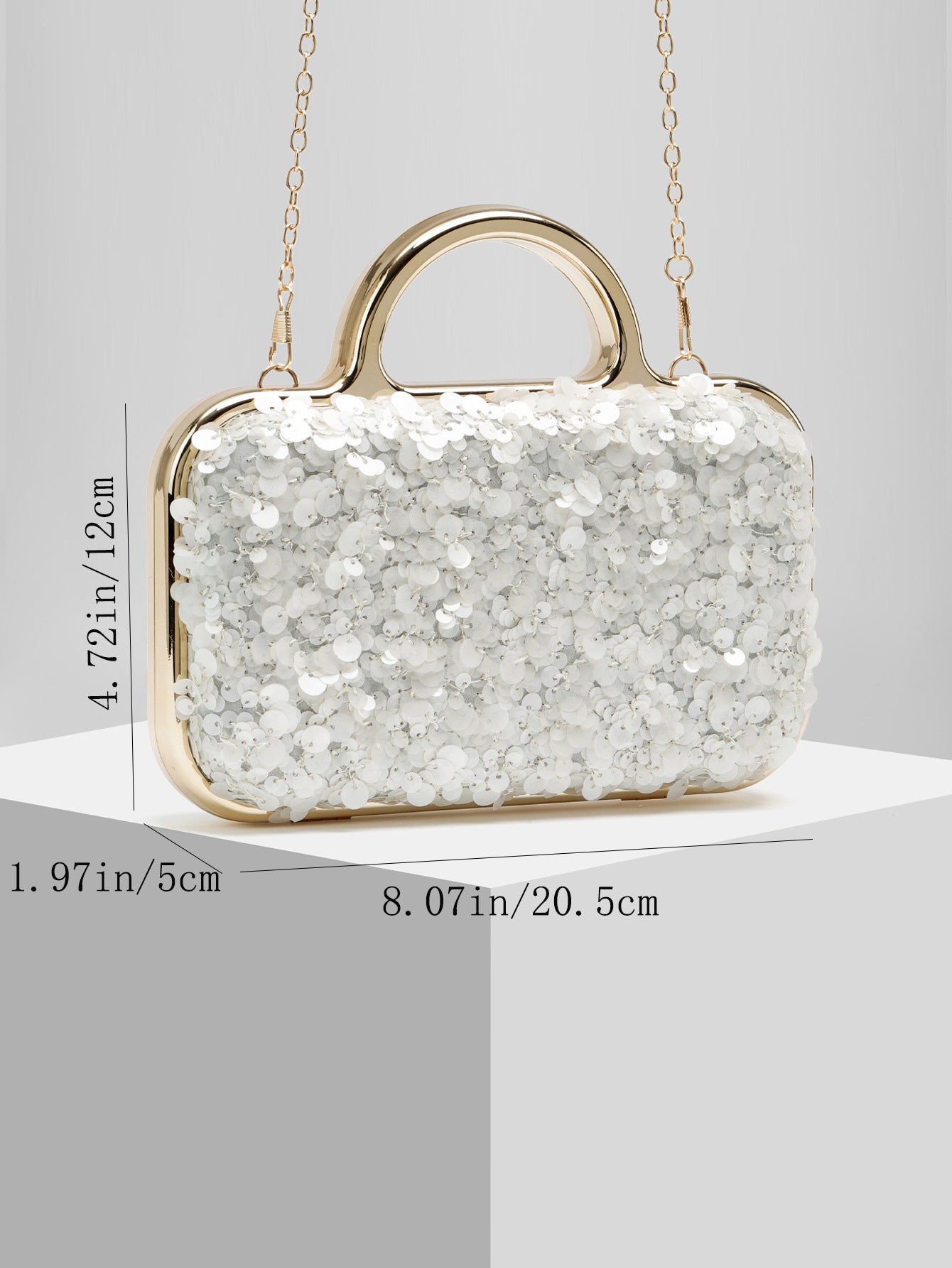 Pearl & Sequin Evening Clutch for Women, New Formal Wedding Gown Bag, Elegant Party Handbag for Ladies