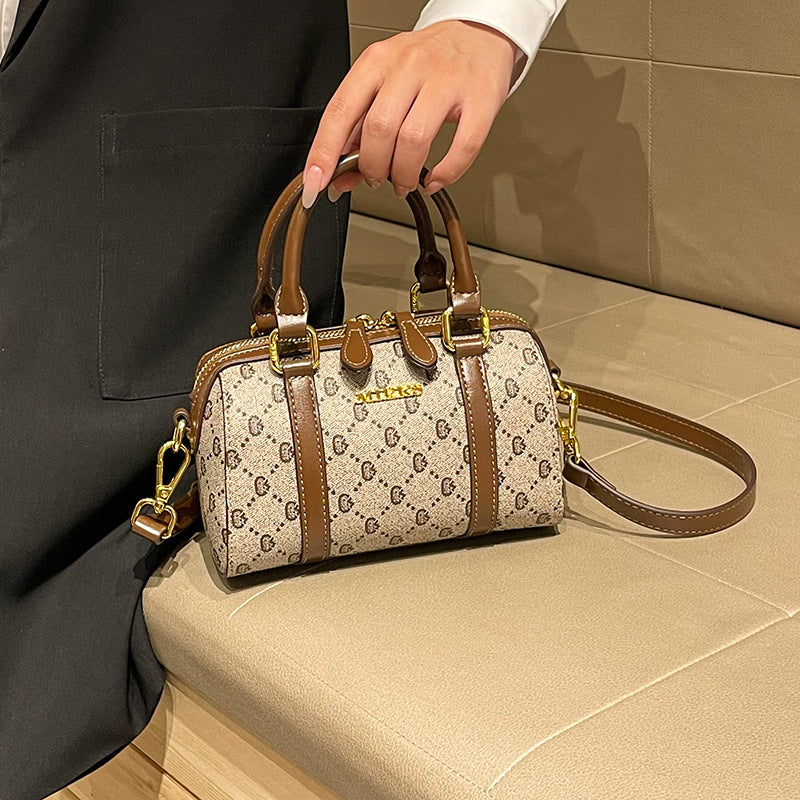 New Arrival Printed Pillow Bag for Women, Trendy Quilted Shoulder Crossbody Handbag with Top Handle, A Chic Everyday Essential