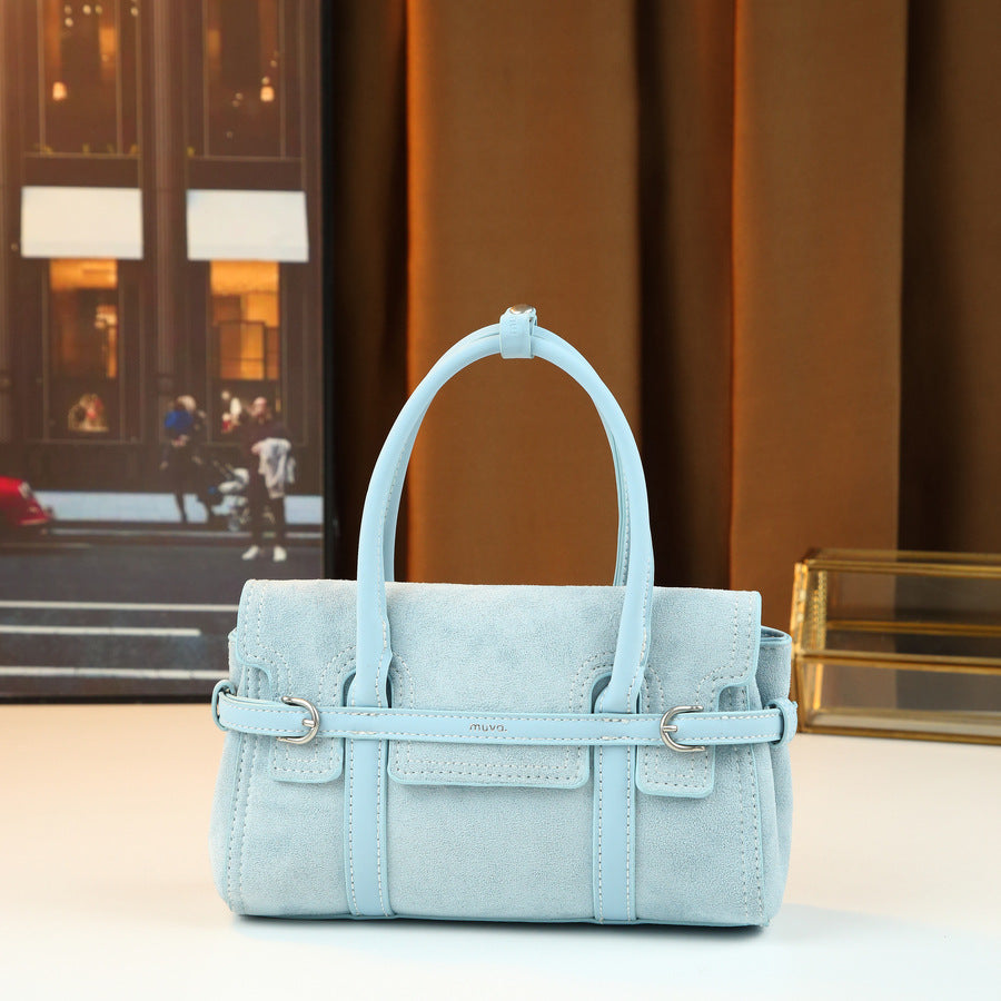 Candy Color Square Crossbody Bag for Women Pastel Spring Mini Top Handle Purse, Light Luxury Versatile Shoulder Handbag with Designer Feel