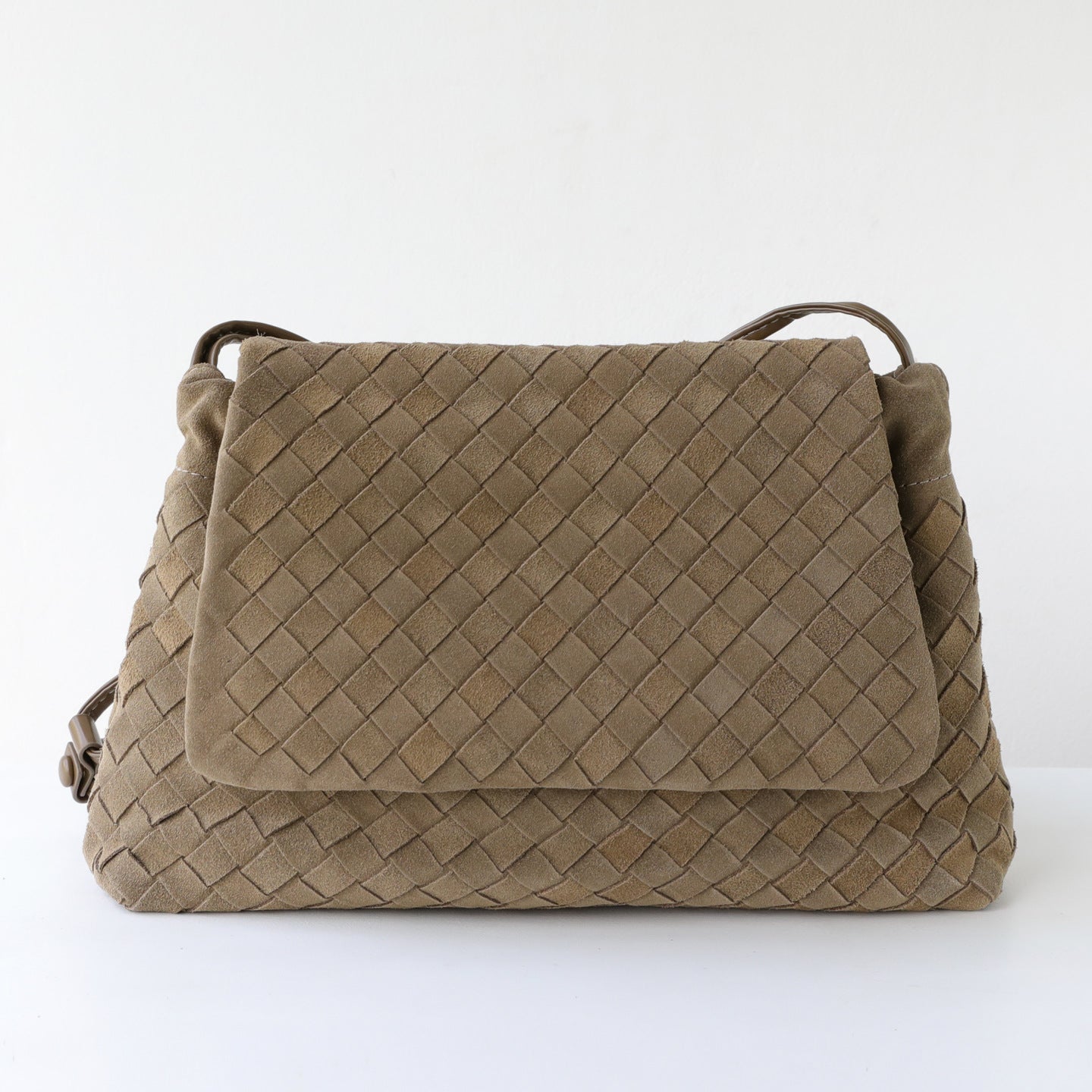 Frosted Cowhide Woven Flap Tote Bag for Women Large Capacity Commuter Shoulder Crossbody Handbag, Premium Matte Purse with Artisan Texture
