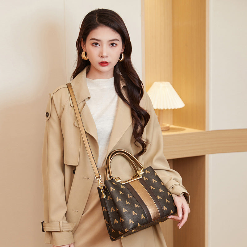 Large Tote Bag for Women | Designer Birkin-Inspired Top-Handle Shoulder Cross-Body Handbag | Spacious High-End Purse for Moms with Premium Leather Finish | Versatile Everyday Carryall for Work, Travel & Errands