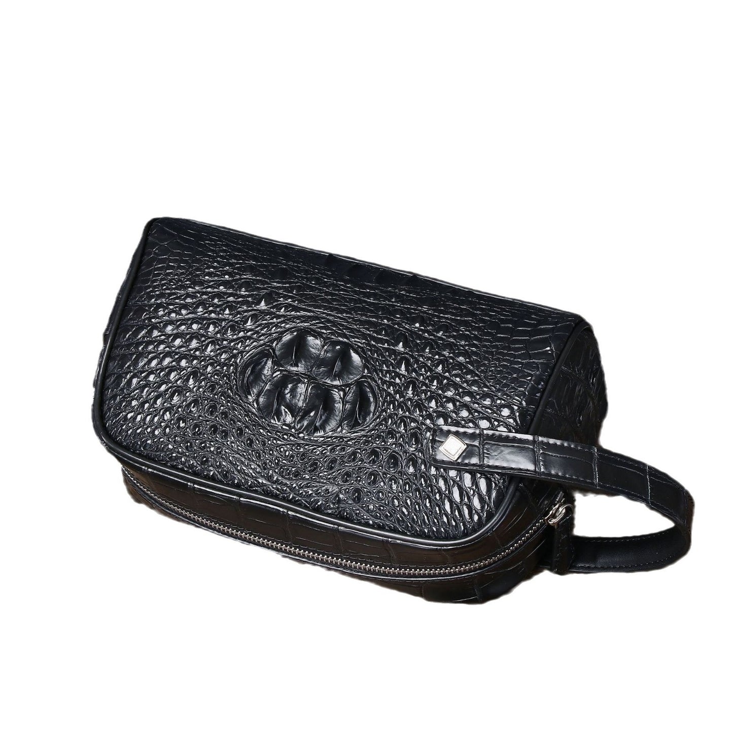 New Arrival Croc-Effect Executive Briefcase for Men, A Large Capacity Business Clutch Wallet with Multi-Functional Design & Sophisticated Style