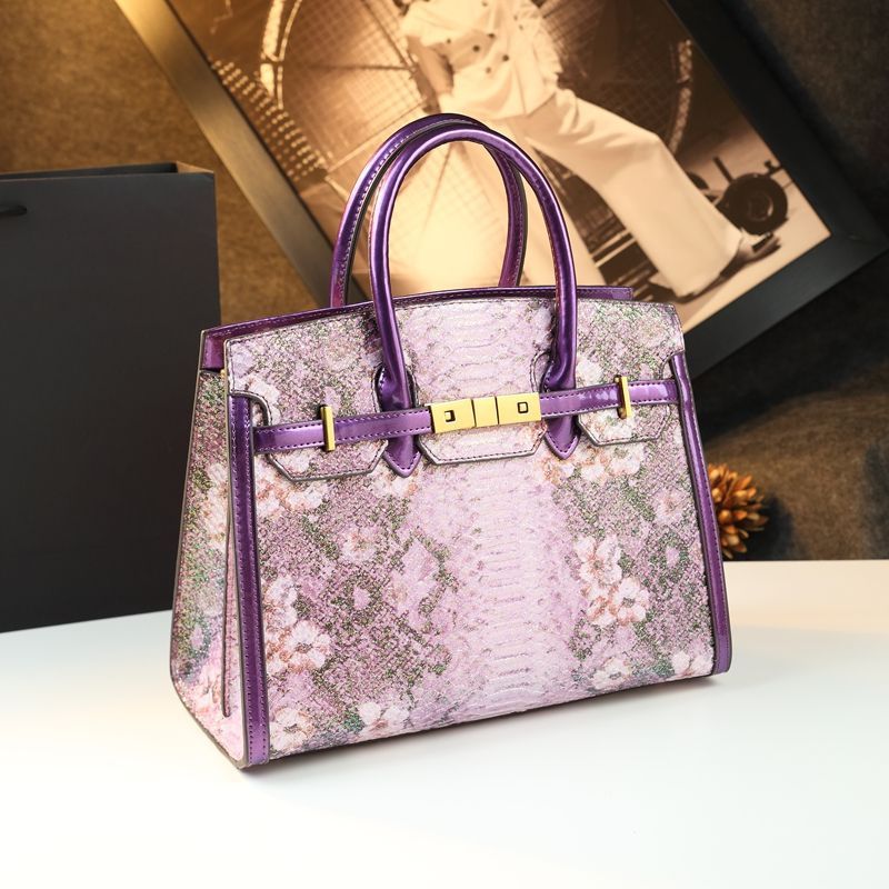 New Arrival Birkin-Inspired Light Luxury Tote Bag for Women, Unique Designer Top-Handle Handbag with Premium Sophisticated Design, Perfect Office Work Bag for Commute & Everyday