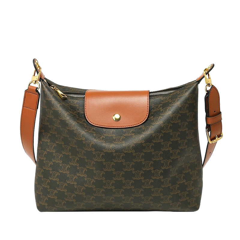 Genuine Leather Small Square Bag for Women, New Fall Winter Fashionable Top Handle Shoulder Underarm Crossbody Purse, Versatile Everyday Handbag for Ladies