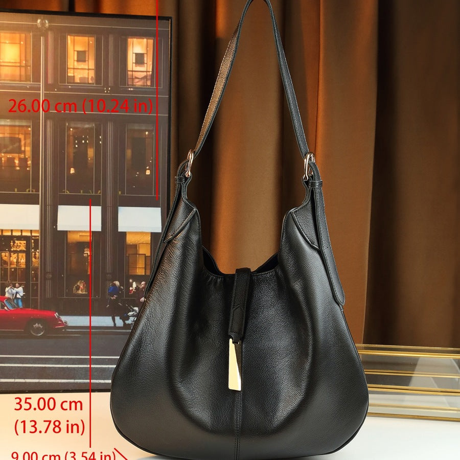 Genuine Leather Suede Patchwork Saddle Tote Bag for Women Winter Color-Block Shoulder Handbag, Premium Quality Purse with Versatile Style