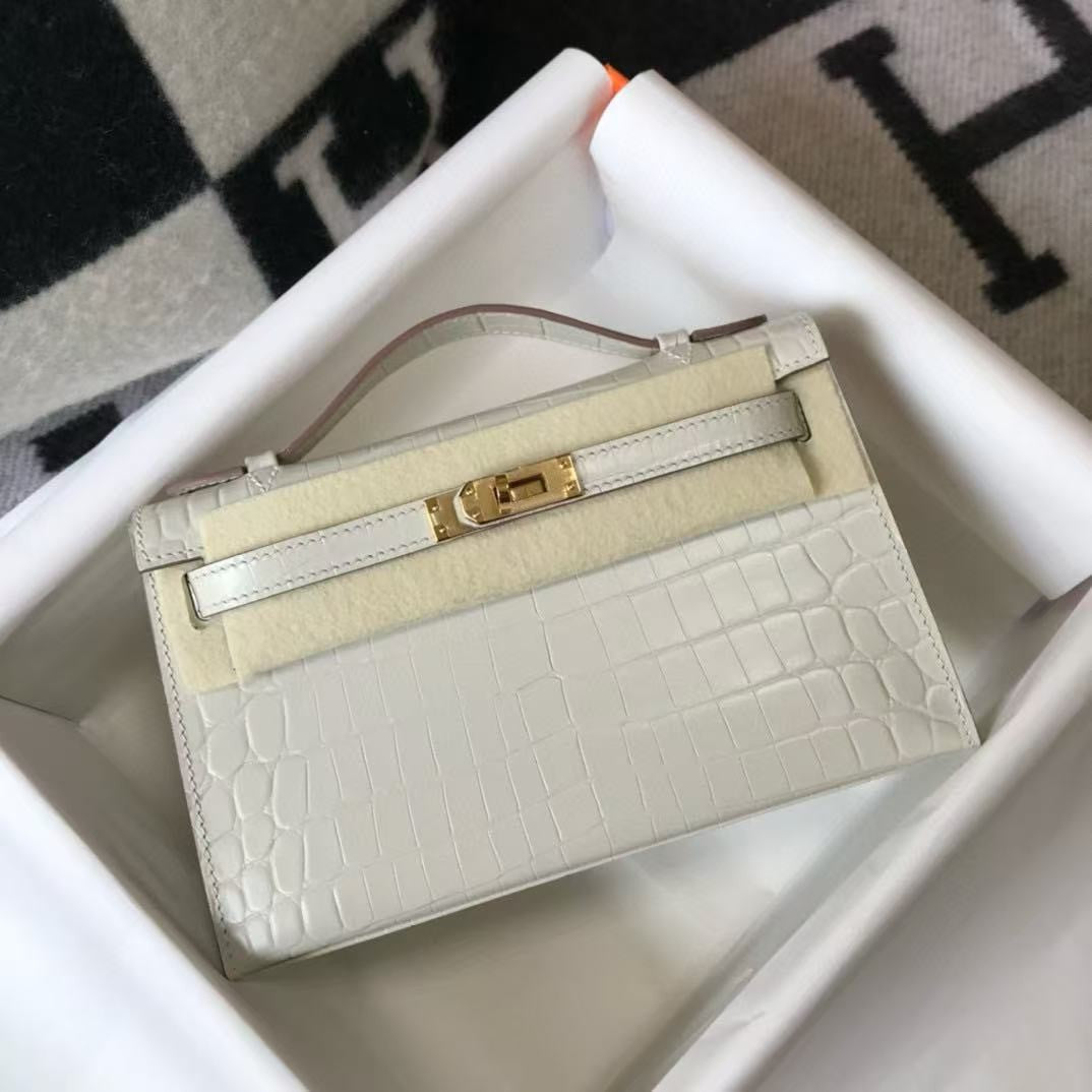 Genuine Leather Crocodile-Embossed Kelly-Style 22cm Bag for Women, 2025 New Small Square Shoulder Crossbody Top Handle Purse, Light Luxury Everyday Handbag for Ladies