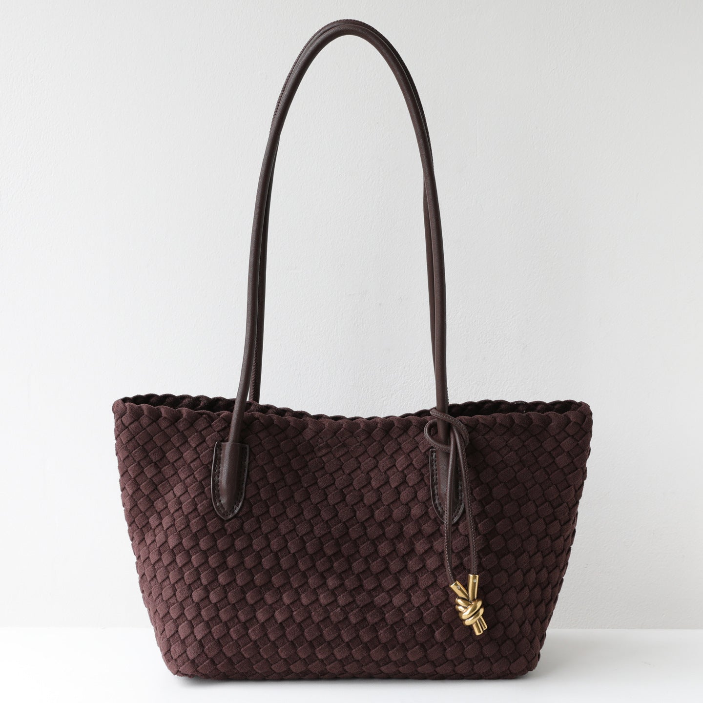 Velvet Woven Underarm Bag for Women Fall Winter Commuter Shoulder Handbag, Luxurious Textured Purse with Large Capacity Versatile Style