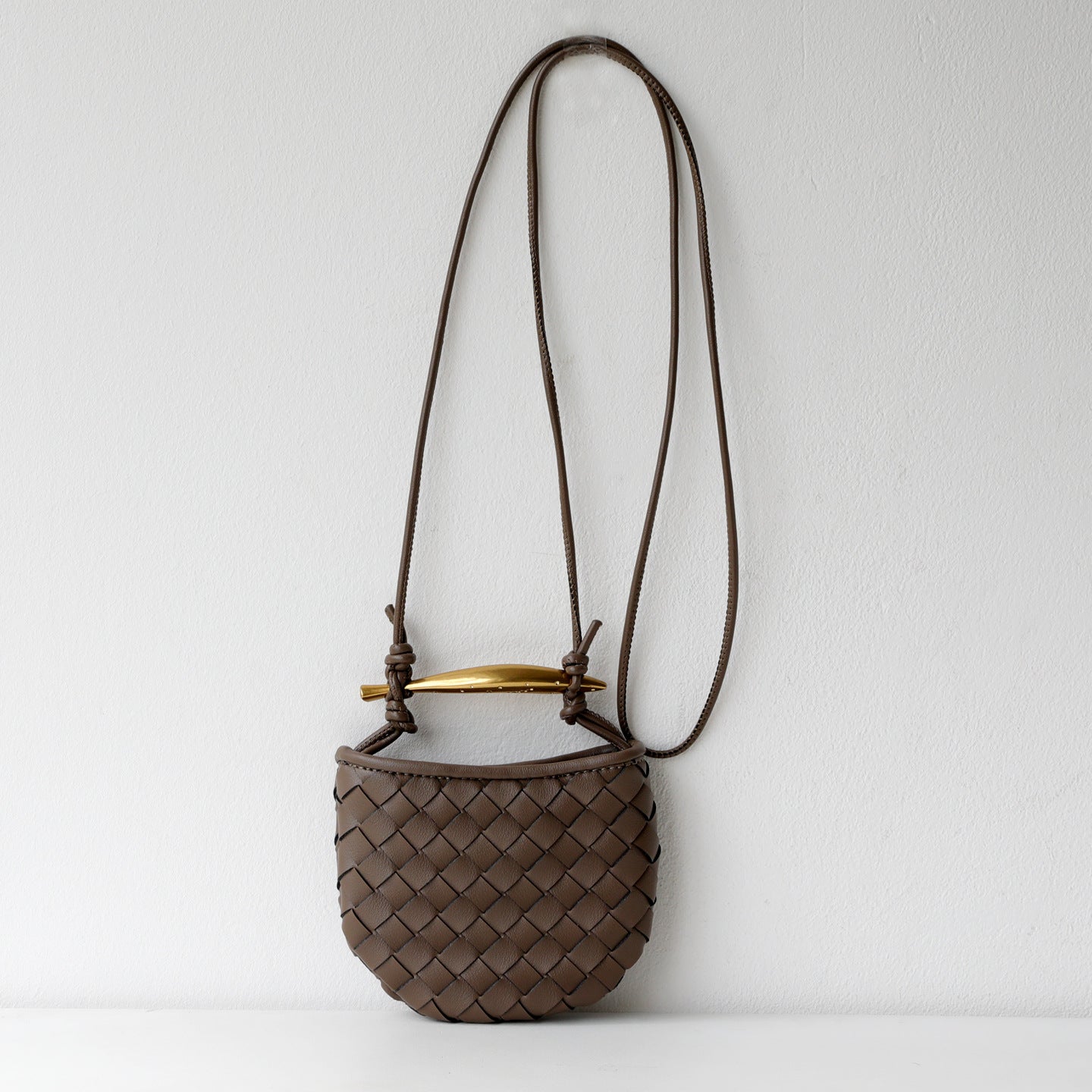 Handwoven Sardine Mini Lipstick Bag for Women Shoulder Handbag, Niche Fashion Purse with Unique Sculptural Design