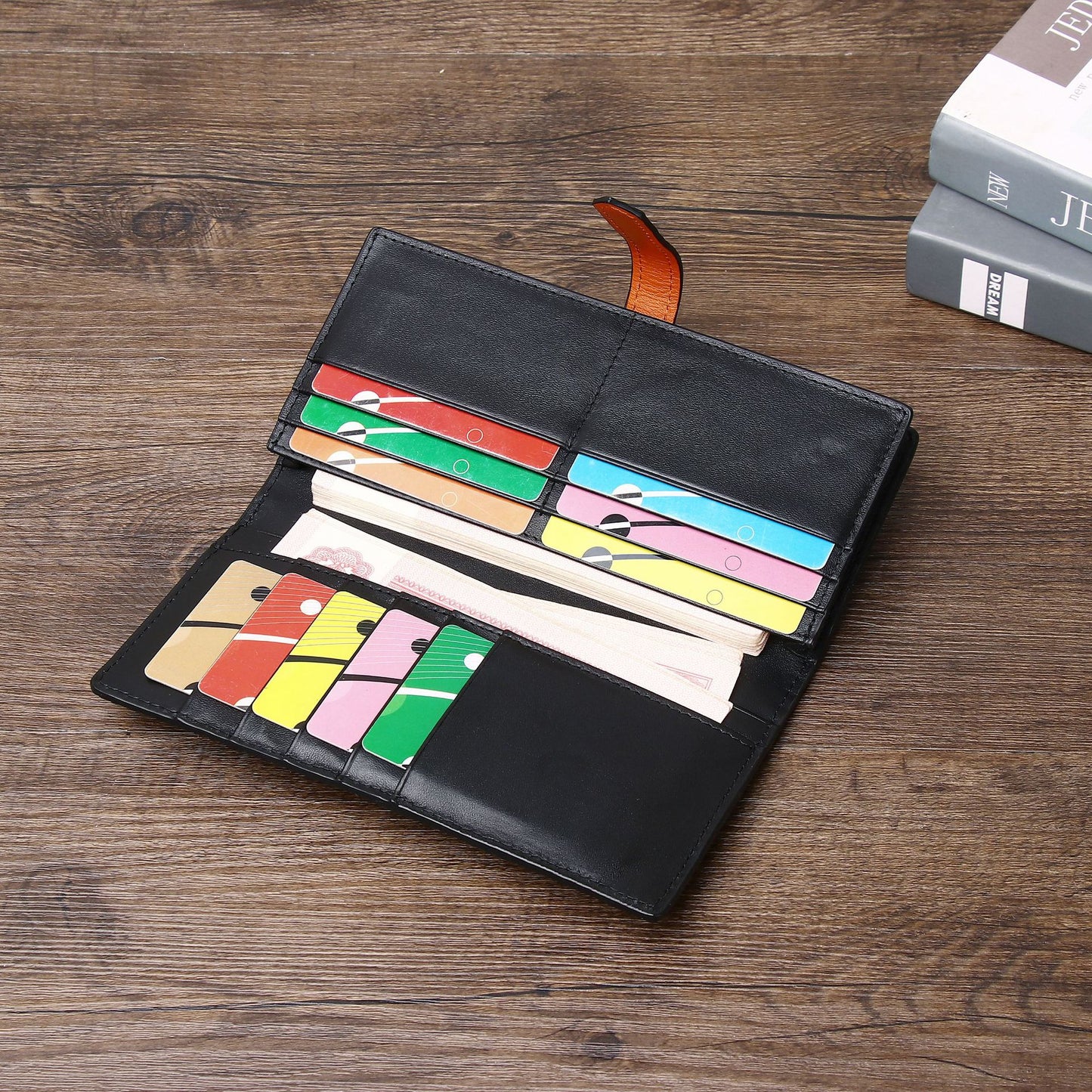 New Arrival Croc-Effect Suit Clutch Wallet for Men & Women, A Multi-Functional Card Holder with Multiple Card Slots & Snap Closure, Perfect Business Accessory