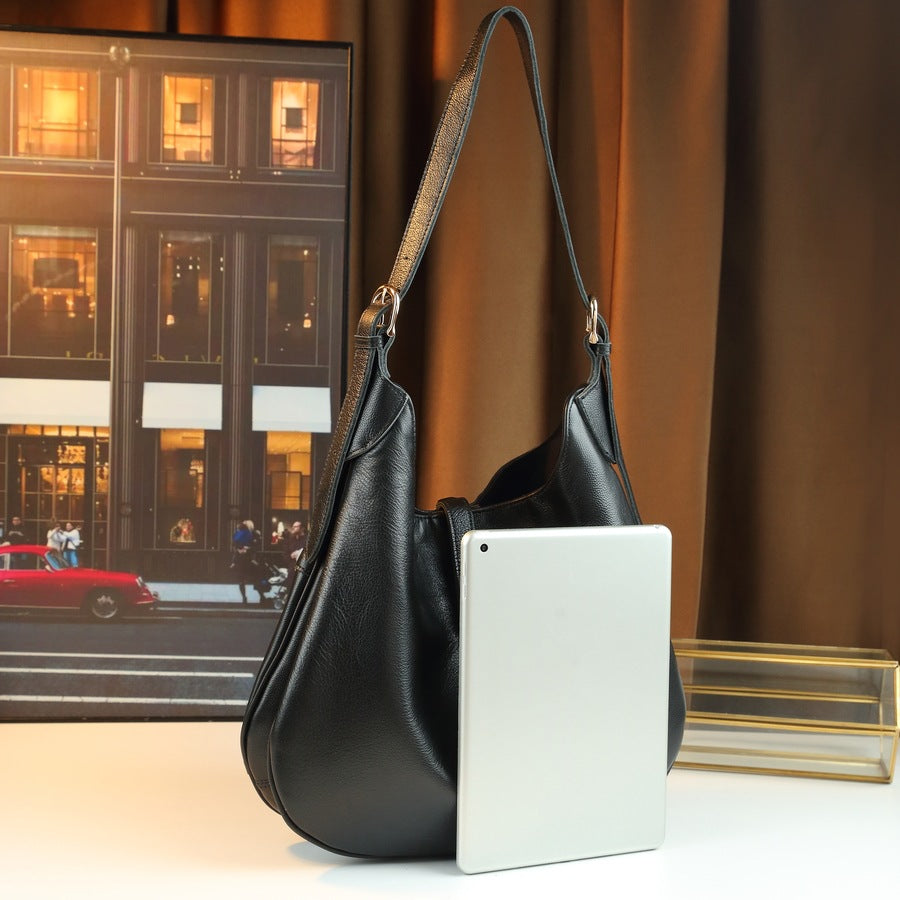 Genuine Leather Suede Patchwork Saddle Tote Bag for Women Winter Color-Block Shoulder Handbag, Premium Quality Purse with Versatile Style