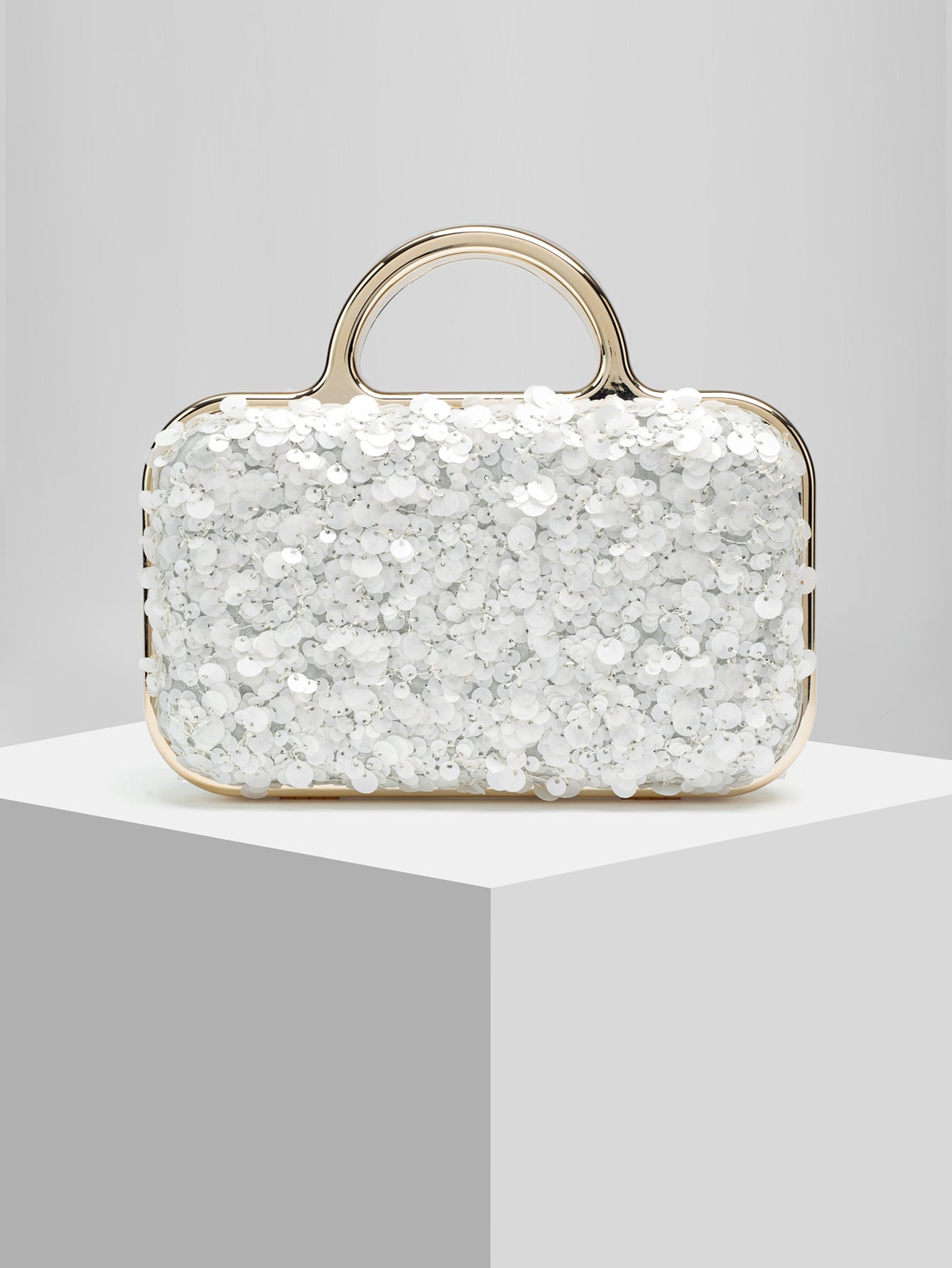Pearl & Sequin Evening Clutch for Women, New Formal Wedding Gown Bag, Elegant Party Handbag for Ladies
