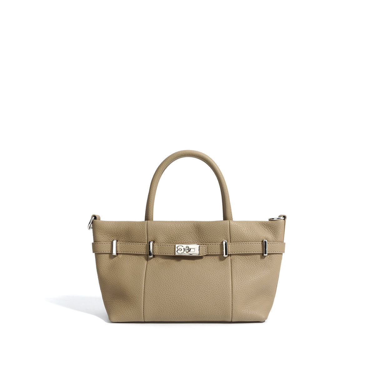 New Arrival Pebbled Leather Birkin-Inspired Tote Bag for Women, Minimalist Horizontal Design with Versatile Shoulder Crossbody Carry, Ideal Commuter Handbag for Everyday Style