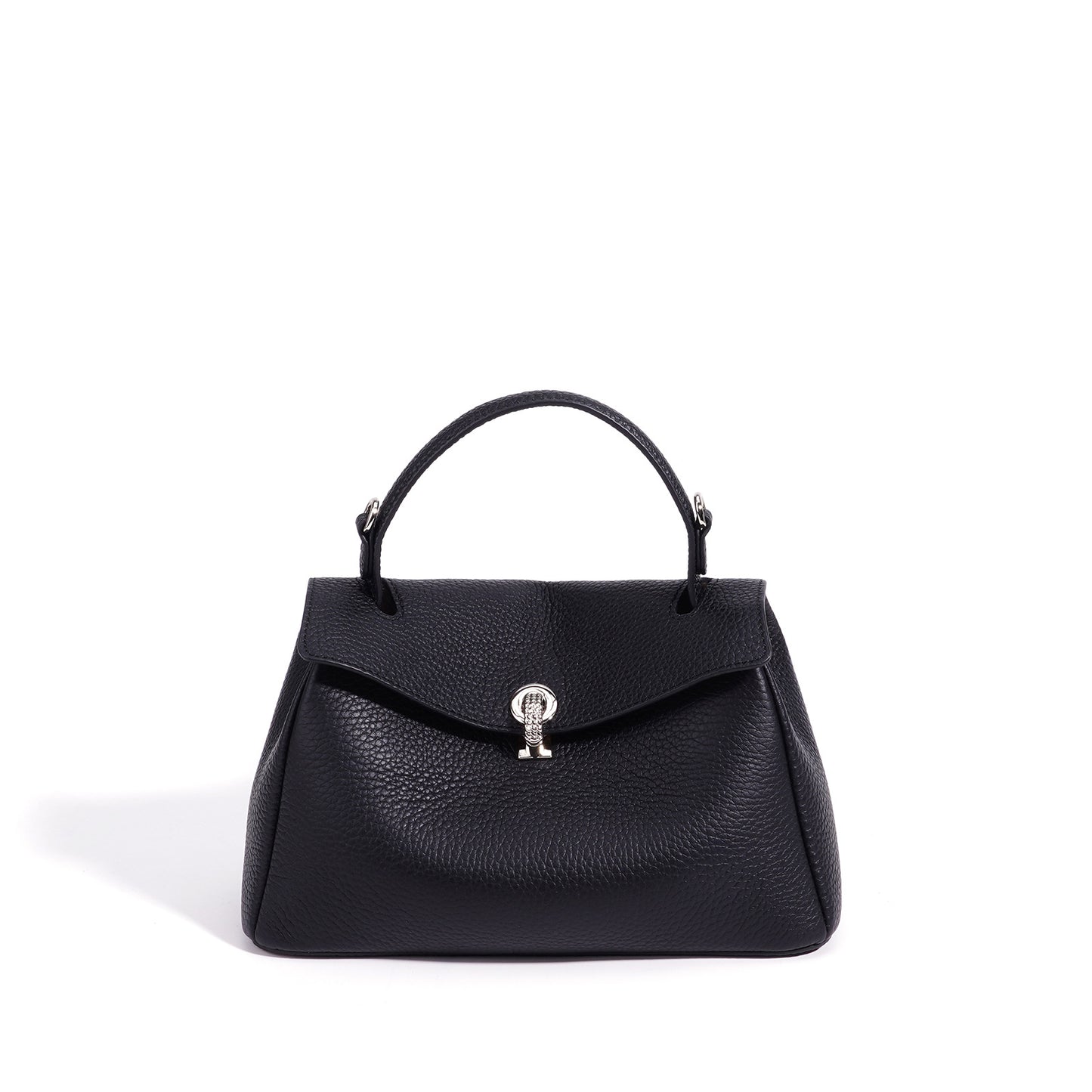 Korean Minimalist Design Leather Shoulder Bag, Niche Crossbody Top Handle Purse, Versatile Work Bag for Women