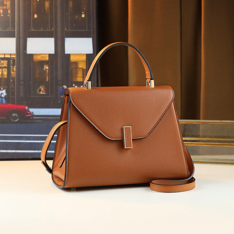New Arrival Kelly-Inspired Commuter Tote Bag for Women, An Elegant Top-Handle Crossbody Shoulder Small Square Handbag with Trendy Design 9253