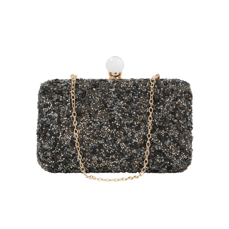 Dazzling Rhinestone Embellished Evening Bag for Women, A Vintage European & American Style Banquet Purse Perfect for Cheongsam Formal Dresses & Special Occasions
