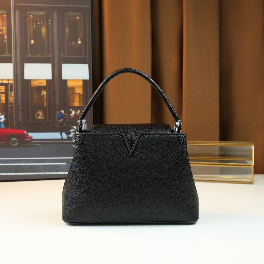 V-Shape Kelly Style Bag for Women Niche Minimalist Commuter Shoulder Handbag, Elegant Versatile Purse with Timeless Design