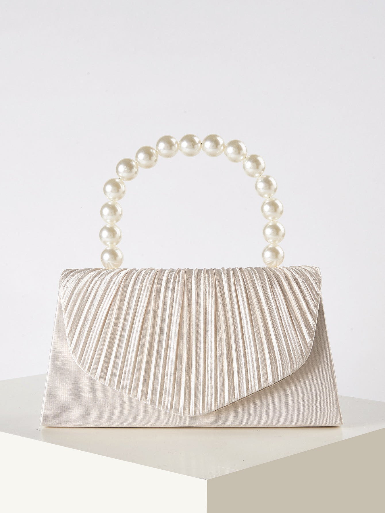 Satin Envelope Evening Clutch for Women, Light Luxury Top Handle Flap Purse, Elegant Gift Handbag for Birthday Parties and Banquets for Ladies