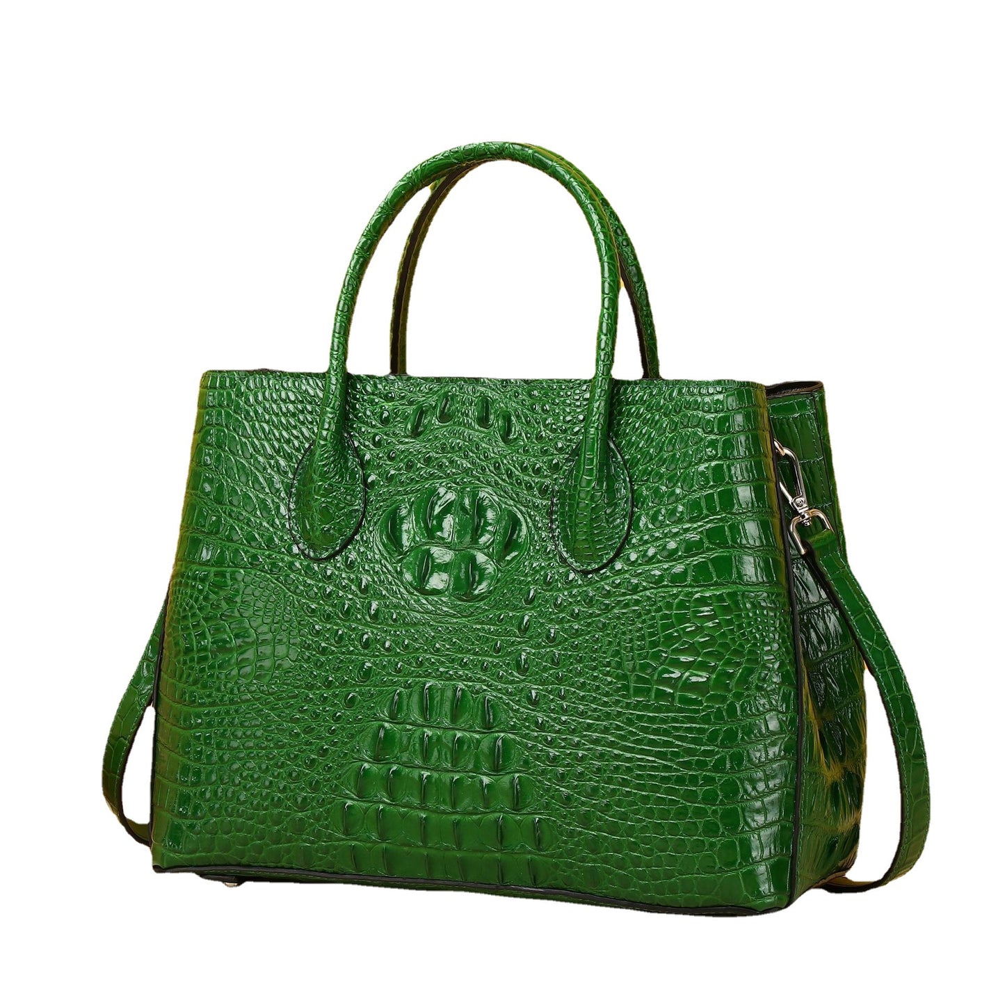 New Arrival Croc-Effect Bone-Pattern Garden Tote Bag for Women, A Shoulder Crossbody Top-Handle Handbag with Trendy Design