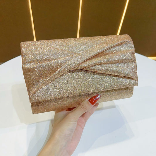 Chic Small Square Evening Bag for Women, A Versatile Top-Handle Clutch with Removable Crossbody Shoulder Strap, Perfect for Banquets Nightclubs KTV & Parties
