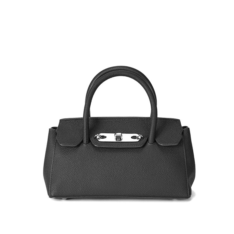 Chic Genuine Leather Birkin & Kelly-Inspired Tote Bag for Women, Trendy Cowhide Top-Handle Crossbody Shoulder Handbag with Fashionable Everyday Design