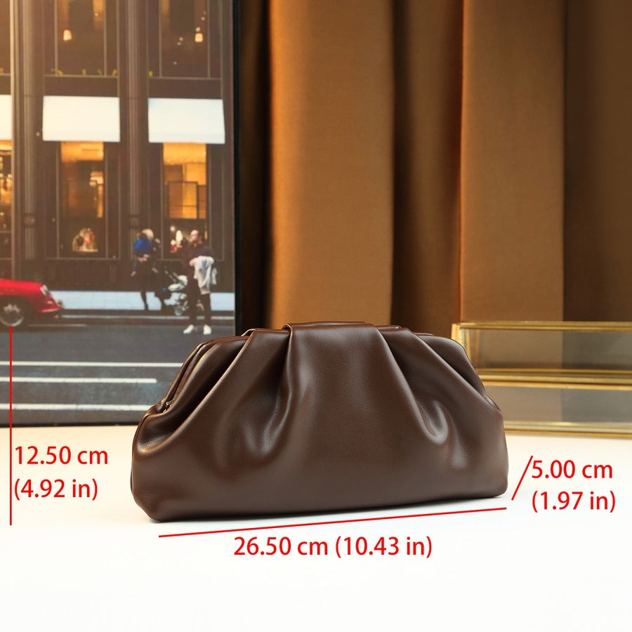 Pleated Cloud Bag for Women Evening Crossbody Purse with Premium Soft Texture, Fashionable Slouchy Shoulder Handbag with Versatile Everyday Appeal
