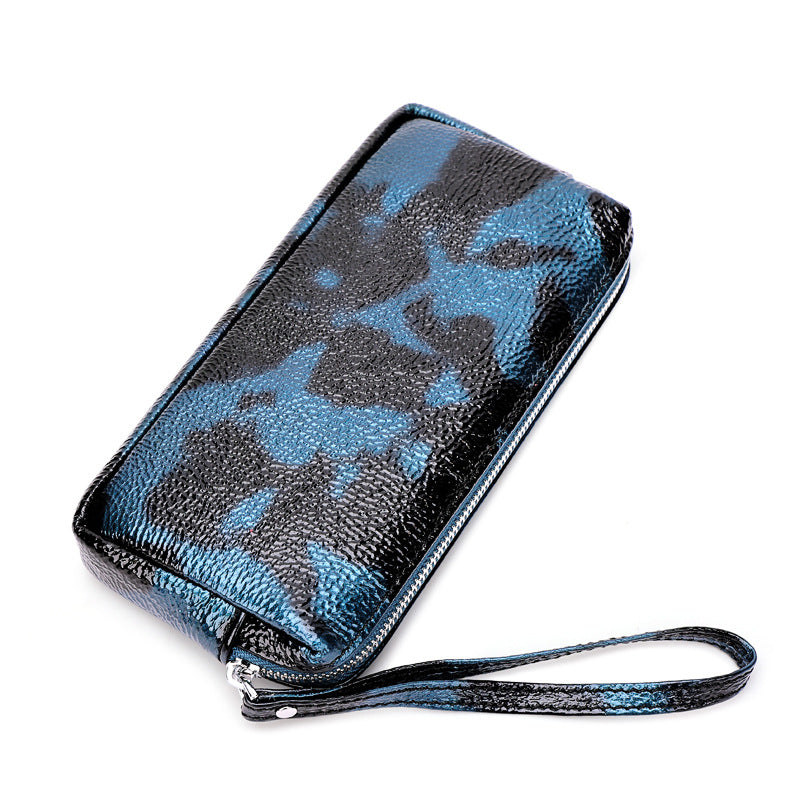 New Arrival Croc-Effect Genuine Leather Phone Wallet for Women, A Soft Cowhide Mini Coin Purse with Versatile Crossbody Design, Perfect Everyday Small Bag