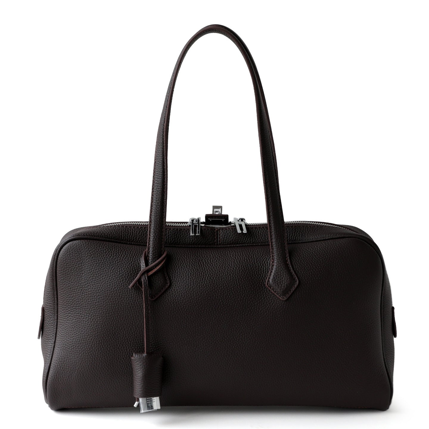 Togo Leather Tote Bag for Women Large Capacity Shoulder Handbag, Premium Commuter Purse with Versatile Everyday Style