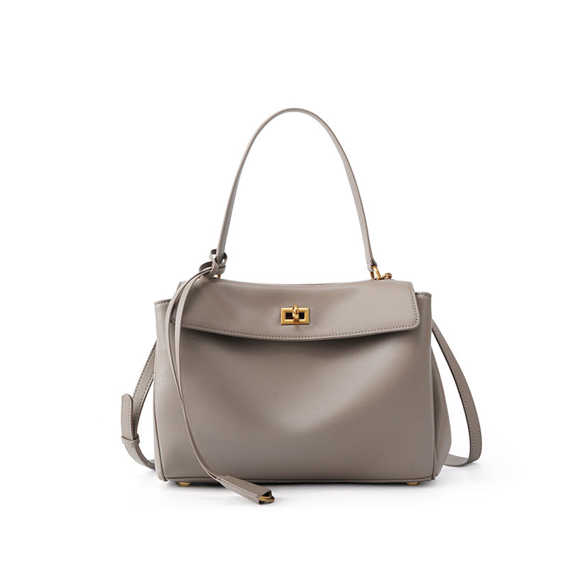 Genuine Leather Underarm Tote Bag for Women, New Fall Winter Large Capacity Crossbody Top Handle Purse, Premium Everyday Handbag for Ladies