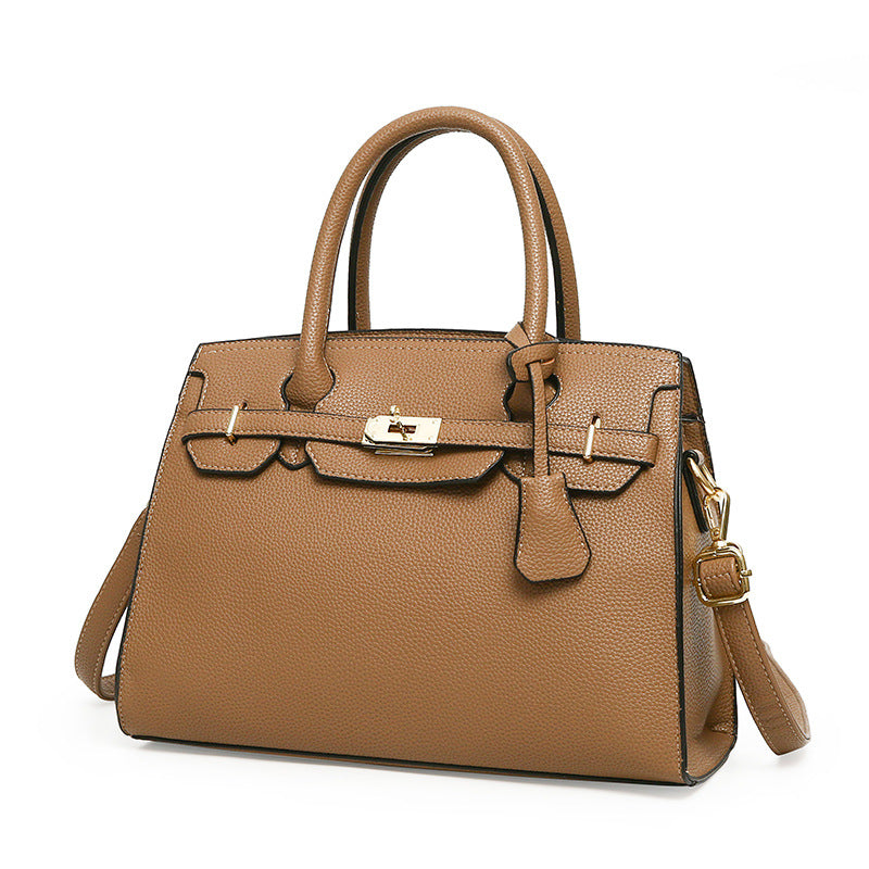 New Arrival Croc-Effect Handbag for Women, A Trendy Versatile Top-Handle Crossbody Bag with Fashionable Design