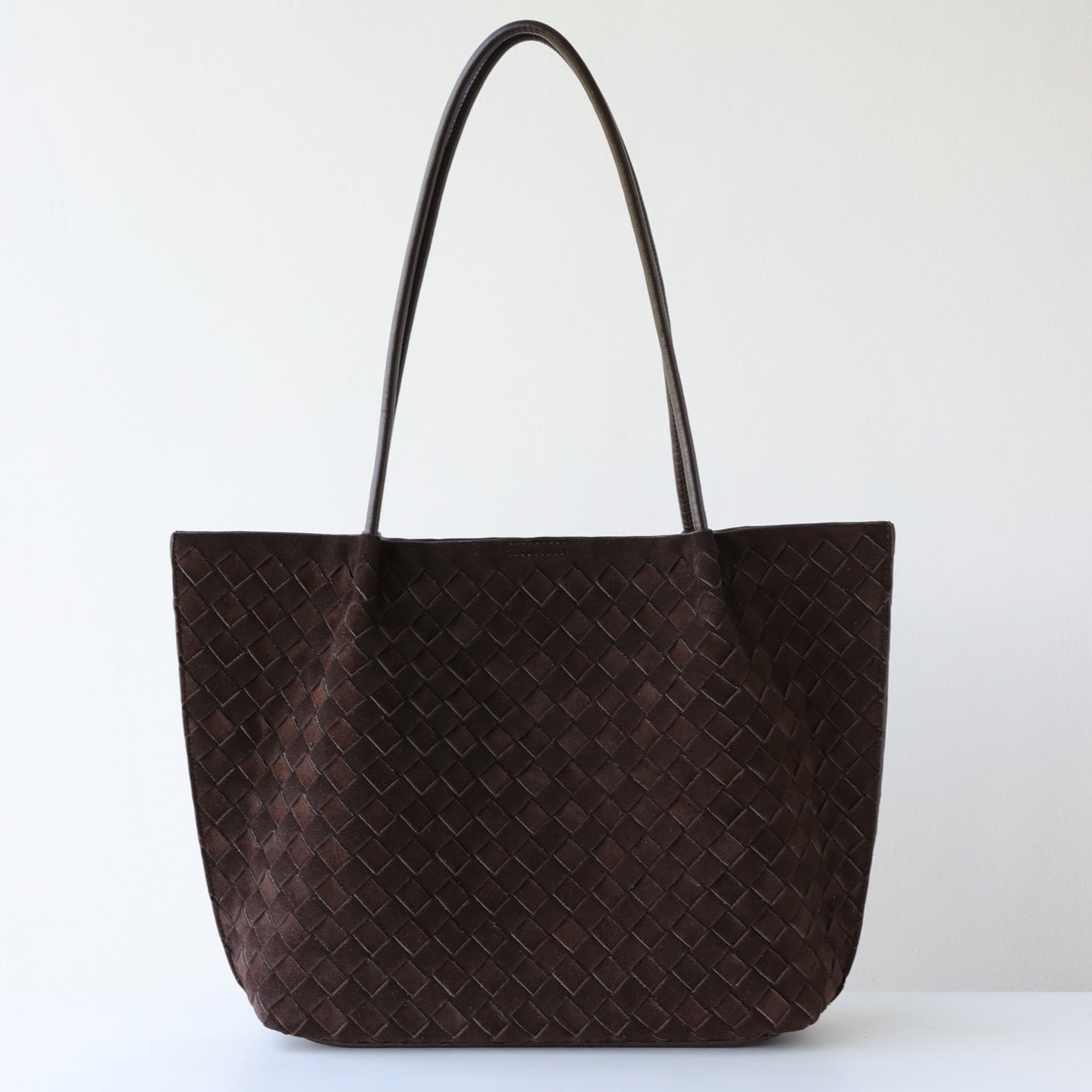 Frosted Woven Leather Tote Bag for Women Large Capacity Vintage Shoulder Underarm Handbag, Niche Design with Soft Matte Texture for Fall Winter