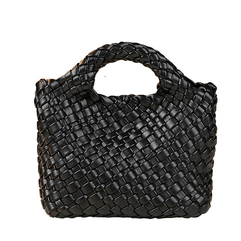 Woven Mini Crossbody Bag Set for Women Chain Shoulder Handbag with Detachable Sub-Pouch, Versatile Everyday Purse with Textured Design