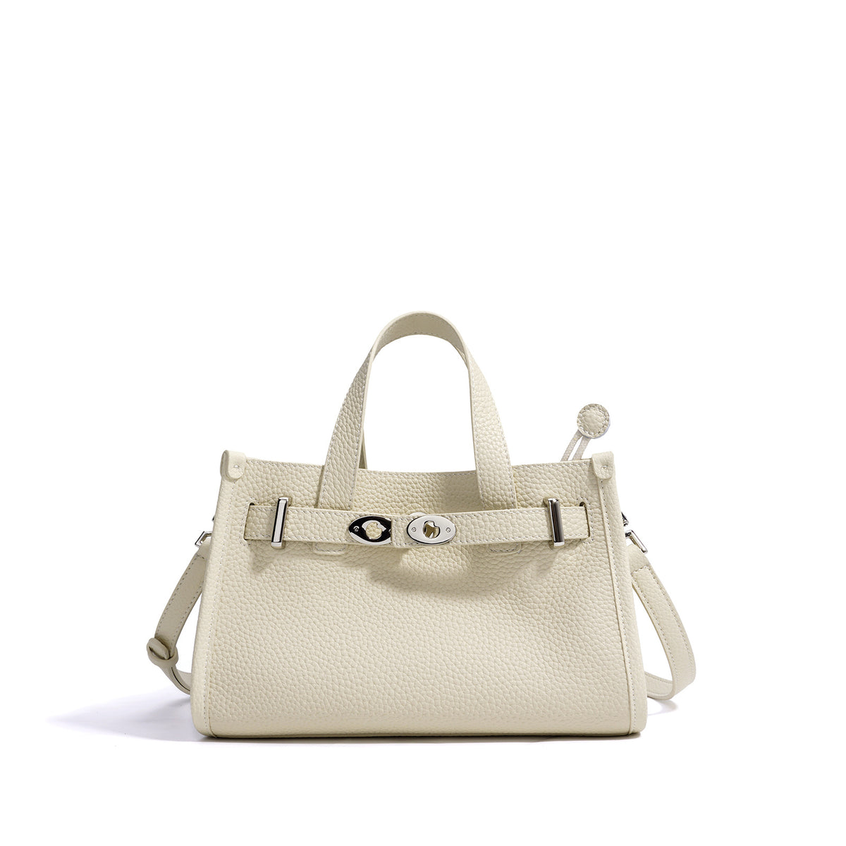 Chic Designer-Inspired Tote Bag for Women, Premium Fall/Winter Top-Handle Handbag with Classic Turn-Lock Silhouette, Versatile Shoulder Crossbody Purse for Everyday Elegance