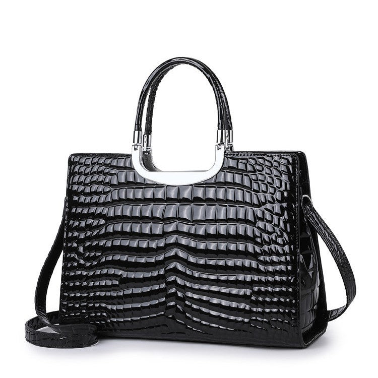Genuine Leather Large Capacity Handbag for Women, New Fashionable Versatile Top Handle Shoulder Crossbody Purse, Trendy Everyday Bag for Ladies