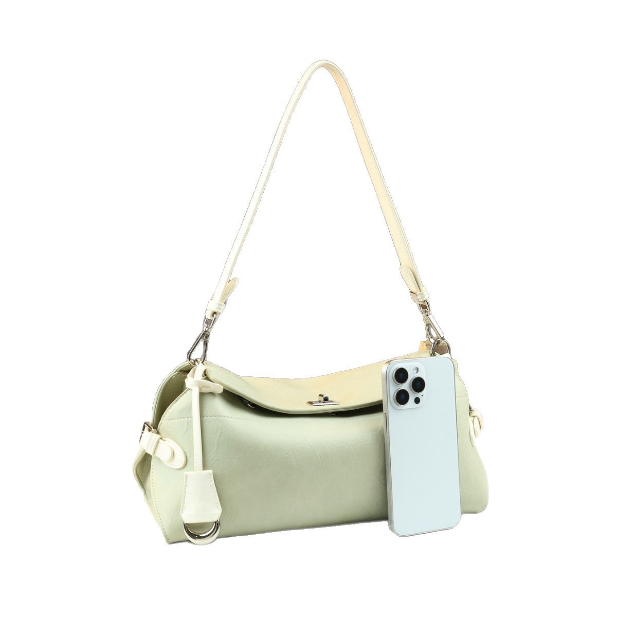 Solid Color Pillow Bag for Women Shoulder Crossbody Handbag, Elegant Versatile Purse with Soft Comfortable Design