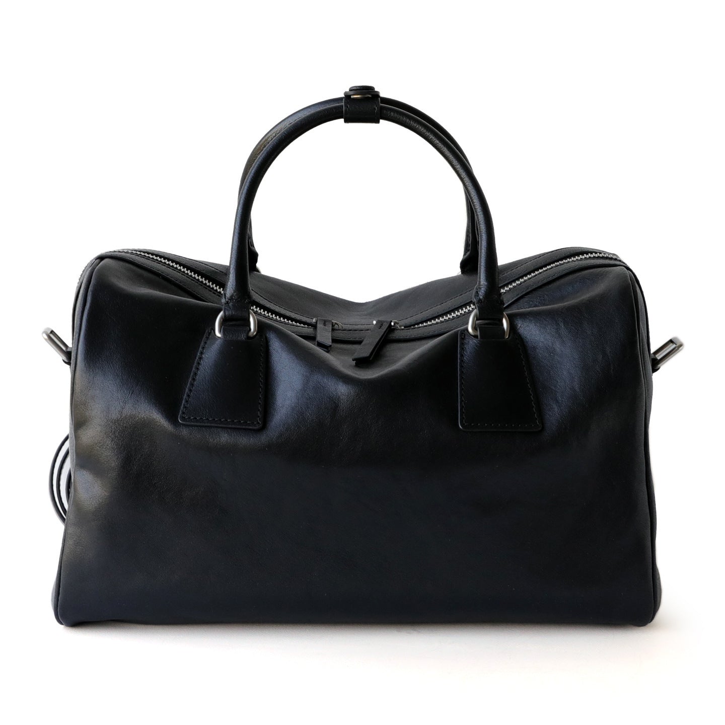 Vegetable-Tanned Cowhide Boston Pillow Tote Bag for Women Large Capacity Shoulder Crossbody Handbag, Vintage Genuine Leather Purse with Soft Texture