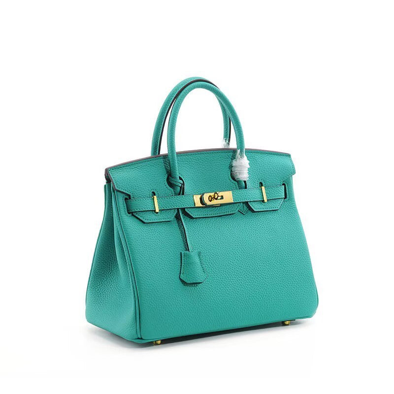 Genuine Top Layer Pebbled Cowhide Birkin-Style Bag for Women, Large Capacity Commute Top Handle Shoulder Crossbody Purse, Premium Leather Handbag for Ladies