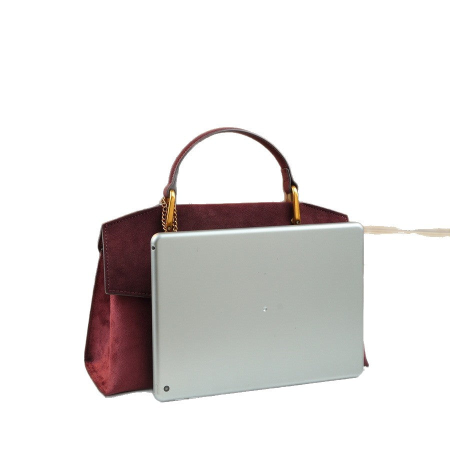 Pebble Grain Lock Clasp Bag for Women Fall Winter Original Design Shoulder Crossbody Purse, Premium Textured Handbag with Elegant Hardware Accent