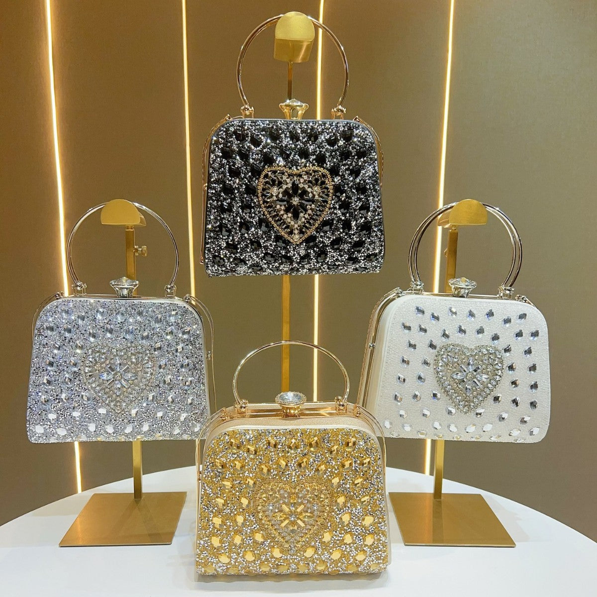 Elegant Light Luxury Evening Bag for Women, A Premium Top-Handle Crossbody Handbag Perfect for Banquets Formal Dresses & Special Occasions