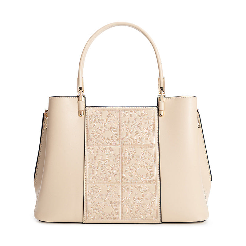 Exquisite Chinese-Style Embroidered Handbag for Women | New Mommy Tote with 3-in-1 Top-Handle/Shoulder/Cross-Body Carry | Elegant Embroidered Purse with Practical Versatility | Thoughtful Birthday Gift for Moms, Wives & Girlfriends